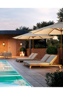 Chaise longue double d'exterieur en teck | Eichholtz Weston | OROA.fr