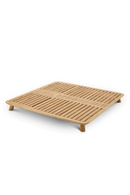 Chaise longue double d'exterieur en teck | Eichholtz Weston | OROA.fr