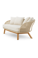 Canapé D’extérieur en Corde Couleur Crème | Eichholtz Trinity | OROA.fr