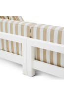 Canape d'exterieur a rayures beige | Eichholtz Cap-Antibes | OROA.fr