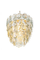 Lustre A Etages En Verre Fait Main | Eichholtz Elias | OROA.fr