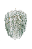 Lustre A Etages En Verre Fait Main | Eichholtz Elias | OROA.fr