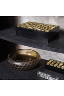 Boite noire cloutee S | Eichholtz Lucida | OROA.fr