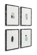 Ensemble d'oeuvres d'art minimalistes abstraites (4) | Eichholtz Prints | OROA.fr