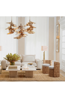 Chaise Sans Accoudoirs en Ronce de Noyer Mappa | Eichholtz Arcadia | OROA.fr