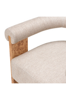 Chaise de Salle à Manger Courbée en Ronce de Noyer Mappa | Eichholtz Percy | OROA.fr