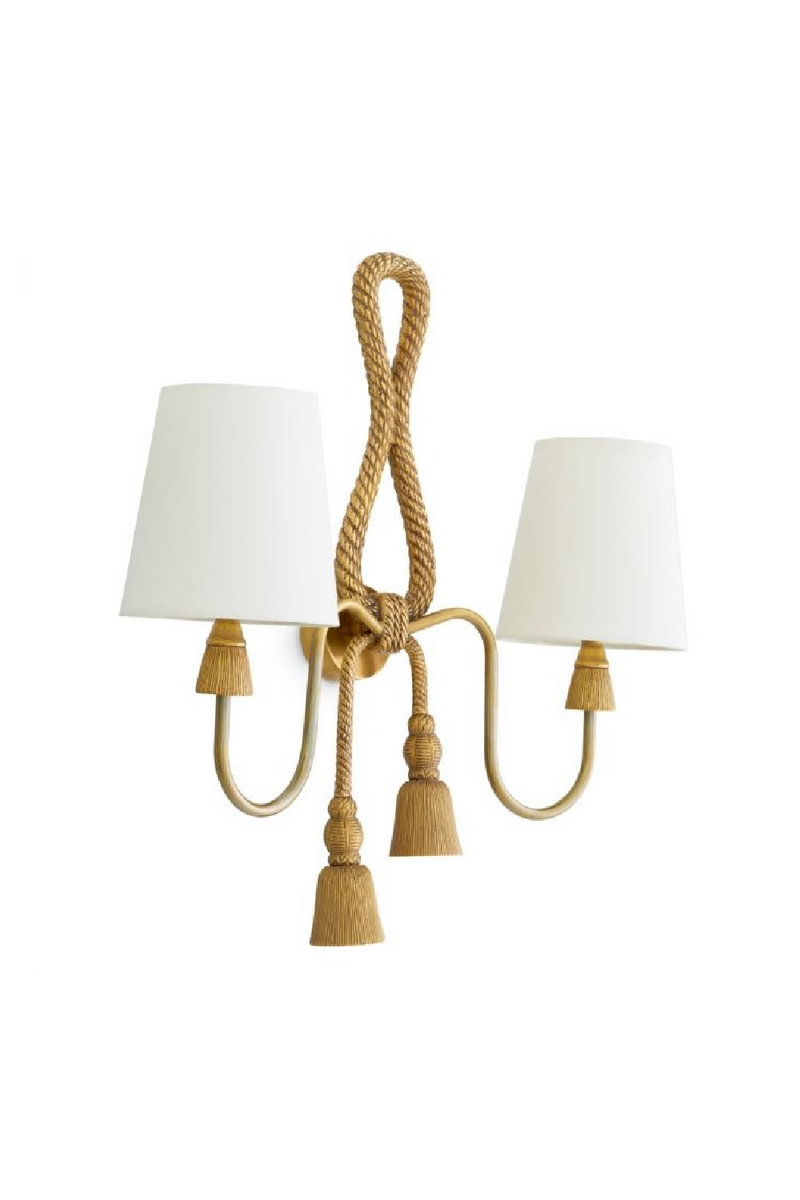 Applique Murale A Deux Abat-Jour En Laiton Vintage | Eichholtz Tropez | OROA.fr