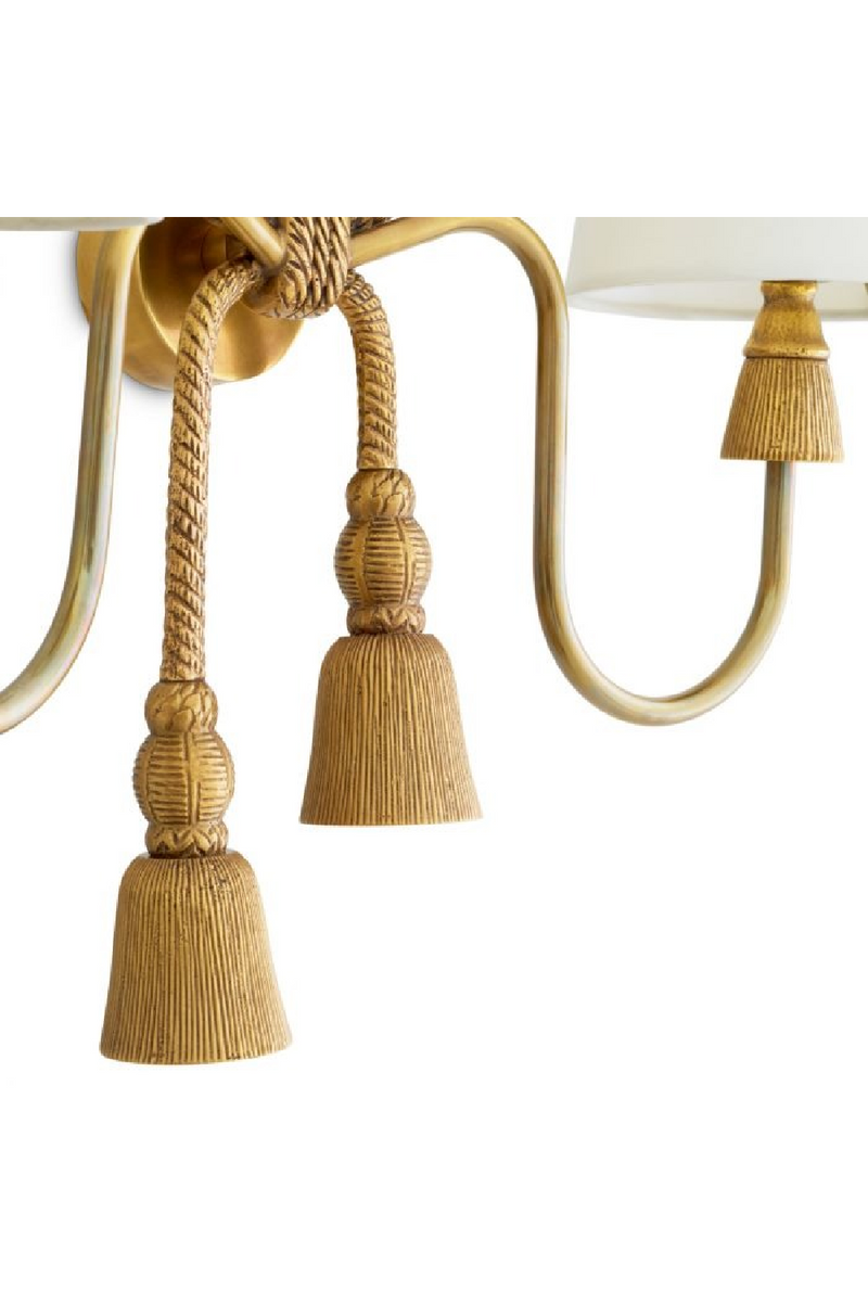 Applique Murale A Deux Abat-Jour En Laiton Vintage | Eichholtz Tropez | OROA.fr