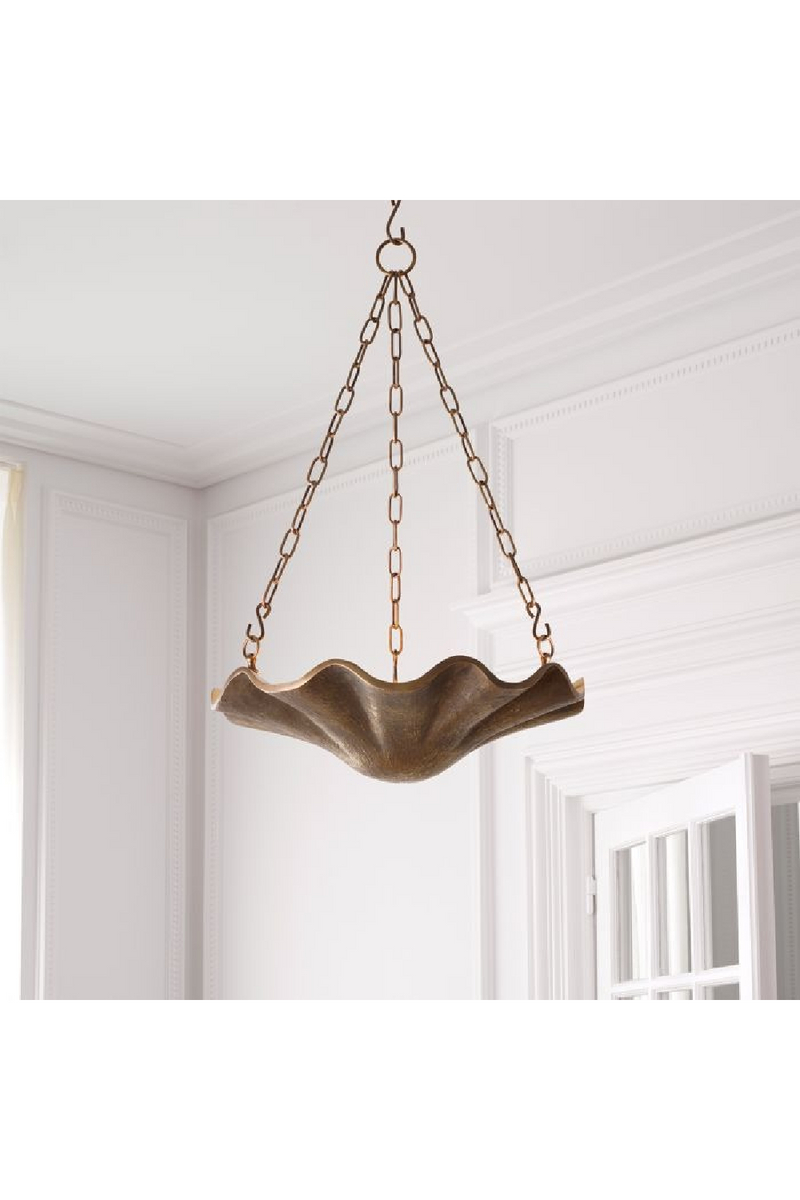 Lustre Ondulé En Laiton Vintage | Eichholtz Aurelia