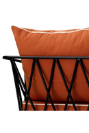 Chaise d'extérieur orange | Eichholtz Clifton | OROA.fr