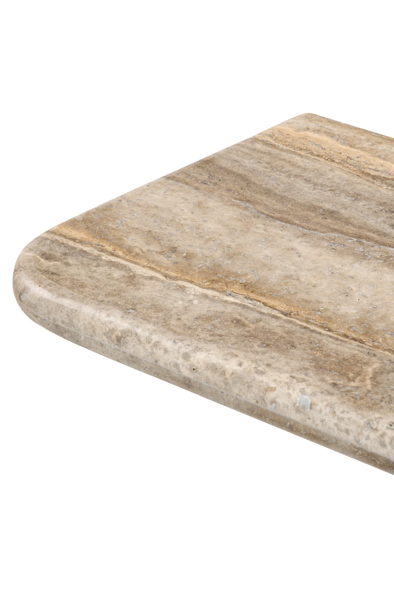 Console en travertin argent | Eichholtz Norrington | OROA.fr