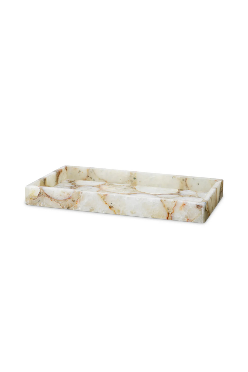 Plateau Rectangulaire en Agate | Eichholtz Sonora | OROA.fr