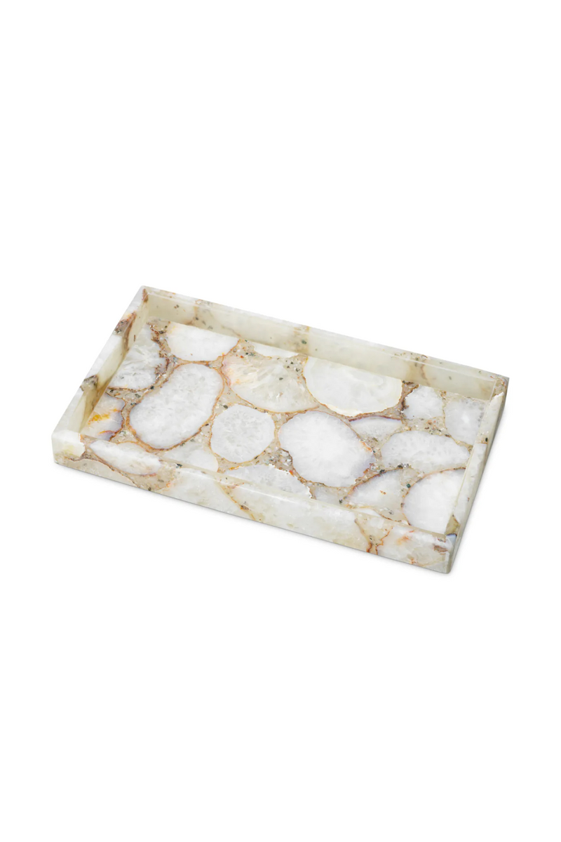 Plateau Rectangulaire en Agate | Eichholtz Sonora | OROA.fr