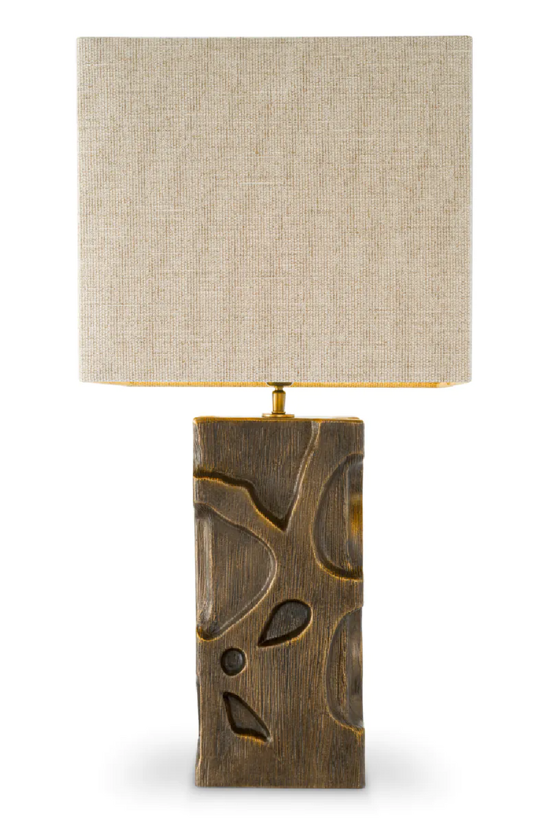 Lampe de table en laiton vintage | Eichholtz Enzo | OROA.fr