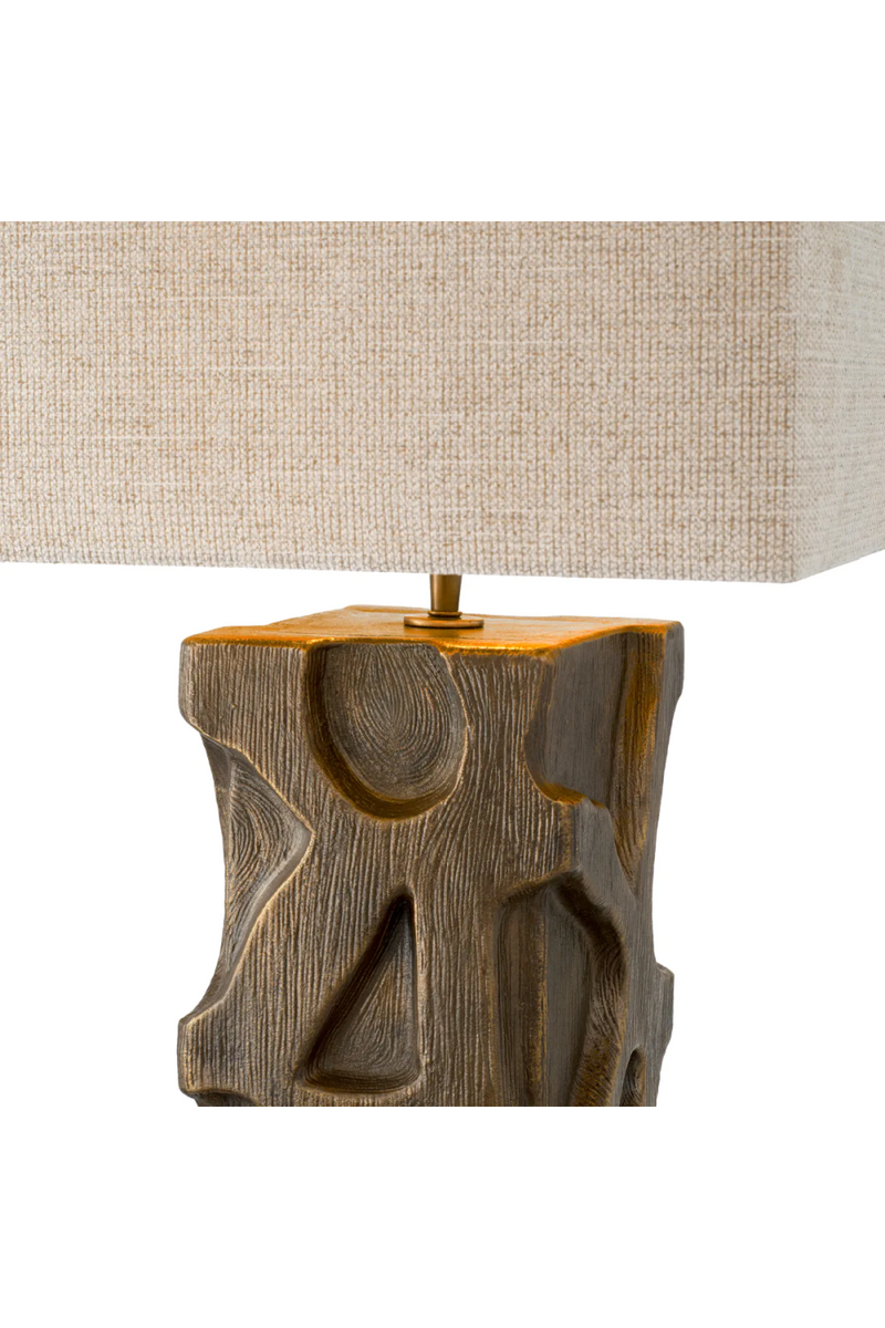 Lampe de table en laiton vintage | Eichholtz Enzo | OROA.fr
