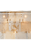 Chandelier rectangulaire en verre fait main | Eichholtz Laurent | OROA.fr