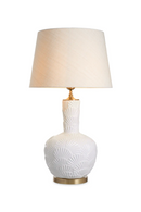 Lampe de table en céramique blanc cassé | Eichholtz Andorra | OROA.fr