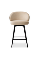Tabouret de comptoir Sabino beige | Eichholtz Camerota | OROA.fr