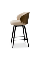 Tabouret de comptoir Sabino beige | Eichholtz Camerota | OROA.fr