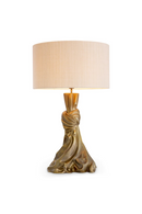 Lampe de table en laiton vintage | Eichholtz Banyan | OROA.fr