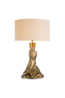 Lampe de table en laiton vintage | Eichholtz Banyan | OROA.fr