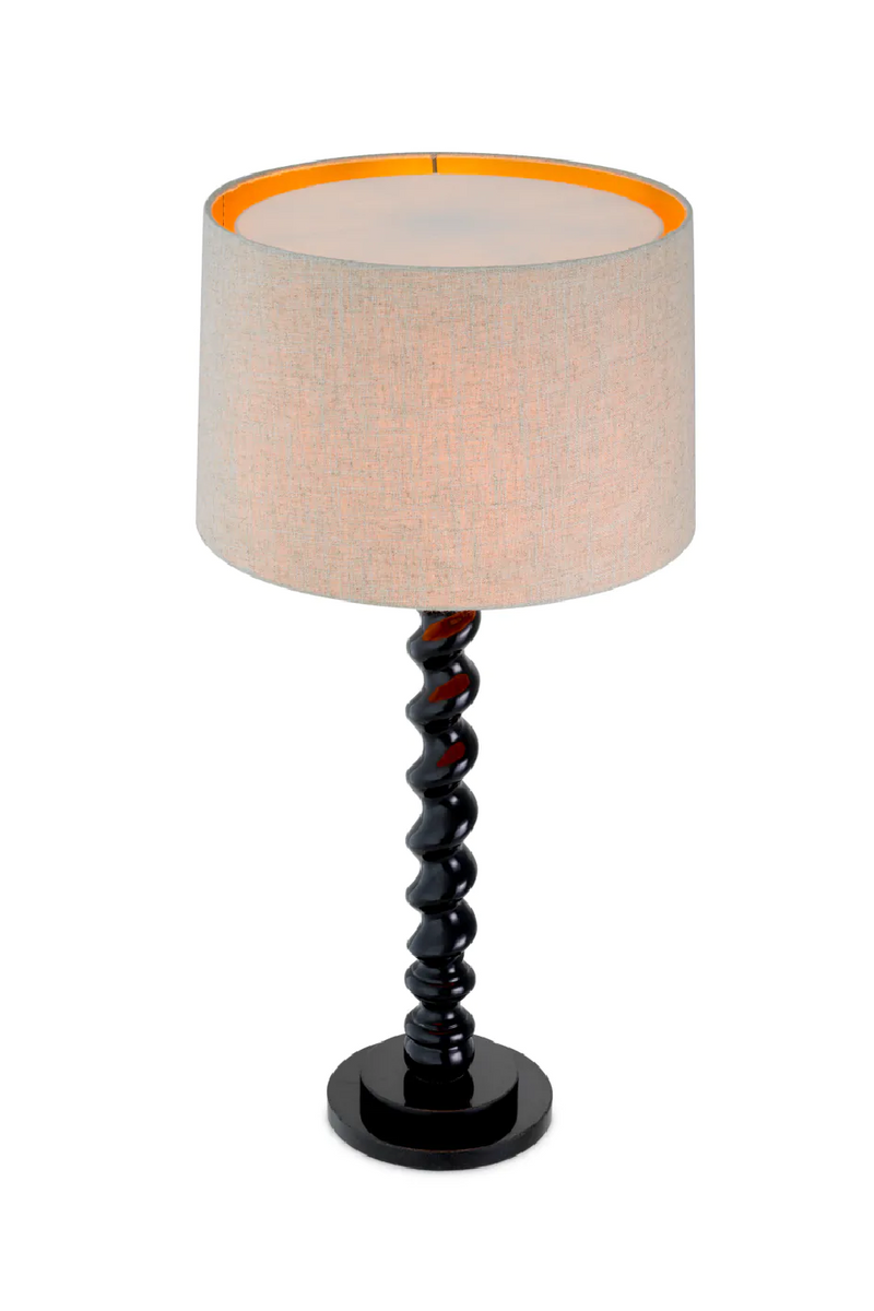 Lampe de table noir piano | Eichholtz Massimo | OROA.fr