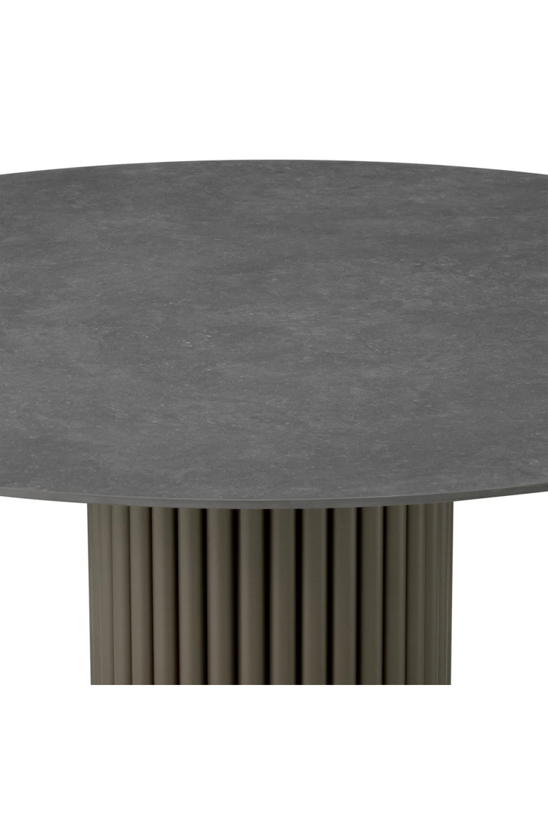 Table basse ronde en ceramique | Eichholtz Volterra | OROA.fr