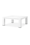 Table basse d'extérieur en aluminium blanc | Eichholtz Vistamar | OROA.fr