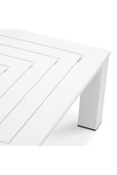 Table basse d'extérieur en aluminium blanc | Eichholtz Vistamar | OROA.fr