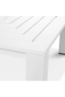 Table basse d'extérieur en aluminium blanc | Eichholtz Vistamar | OROA.fr