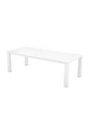 Table extérieure en aluminium blanc | Eichholtz Vistamar | OROA.fr
