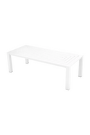 Table extérieure en aluminium blanc | Eichholtz Vistamar | OROA.fr