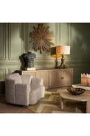 Fauteuil Pivotant Beige | Eichholtz Marbella | OROA.fr