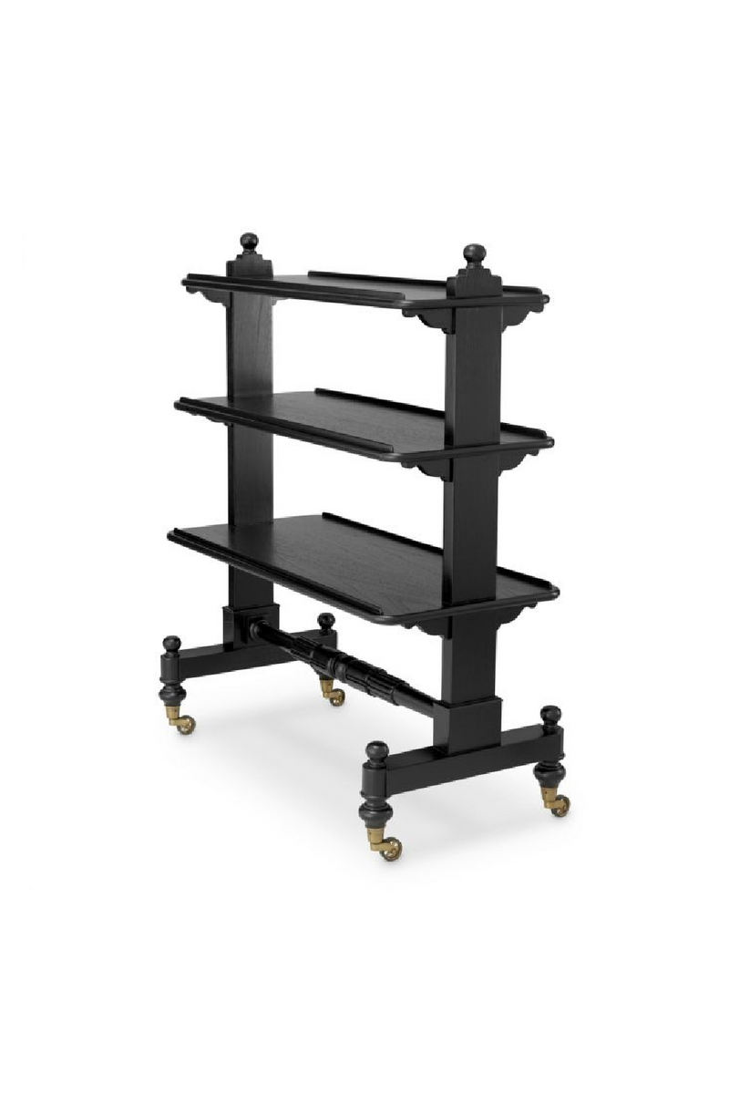 Chariot Classique Noir A 3 Niveaux | Eichholtz Lysander | OROA.fr