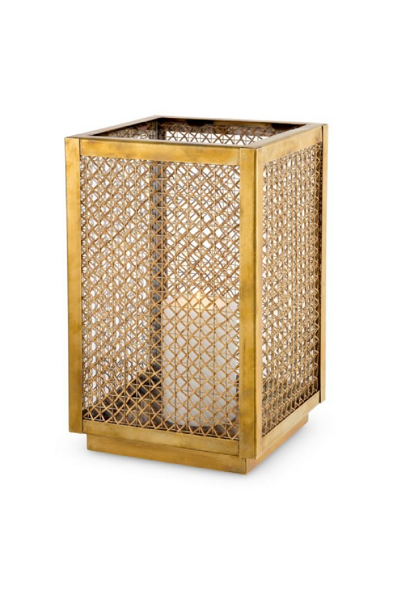 Ouragan En Rotin Encadré De Laiton | Eichholtz Cairo | OROA.fr