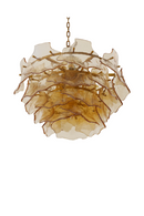 Chandelier en verre couleur champagne | Eichholtz Clarendon | OROA.fr
