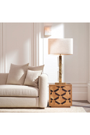 Table D’appoint en Marqueterie de Chêne Plaqué | Eichholtz Rubicon | OROA.fr