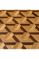 Table de Salle à Manger en Chêne Découpé au Laser L | Eichholtz Rubicon | OROA.fr