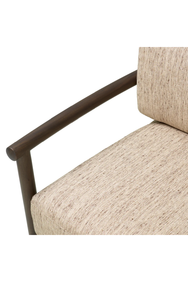 Fauteuil Lounge Encadré en Acajou | Eichholtz Ombria | OROA.fr