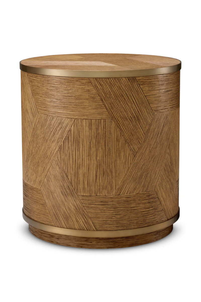 Table D’appoint en Chêne Sculpté | Eichholtz Velutto | OROA.fr