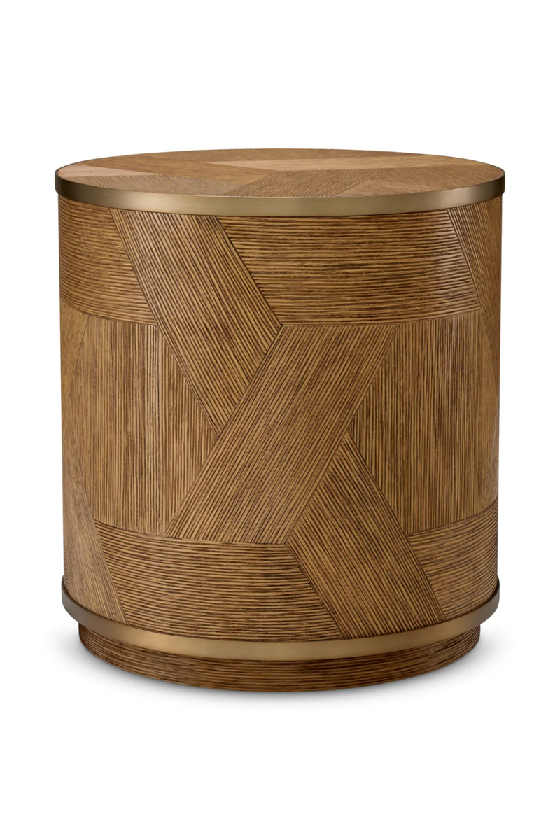 Table D’appoint en Chêne Sculpté | Eichholtz Velutto | OROA.fr