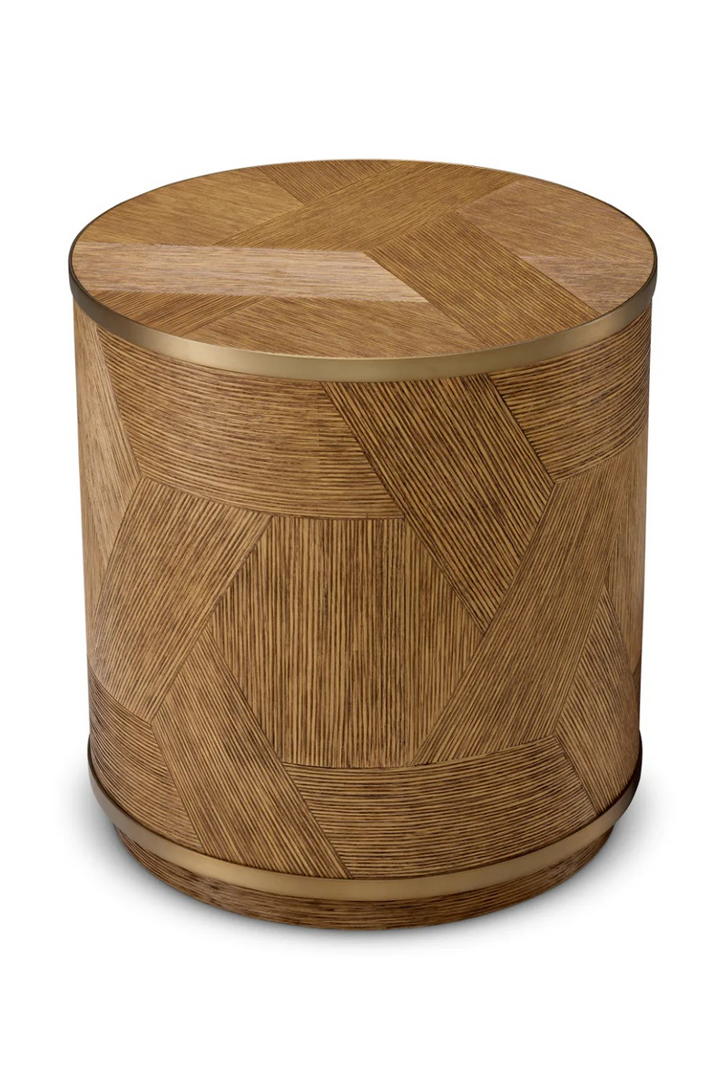 Table D’appoint en Chêne Sculpté | Eichholtz Velutto | OROA.fr