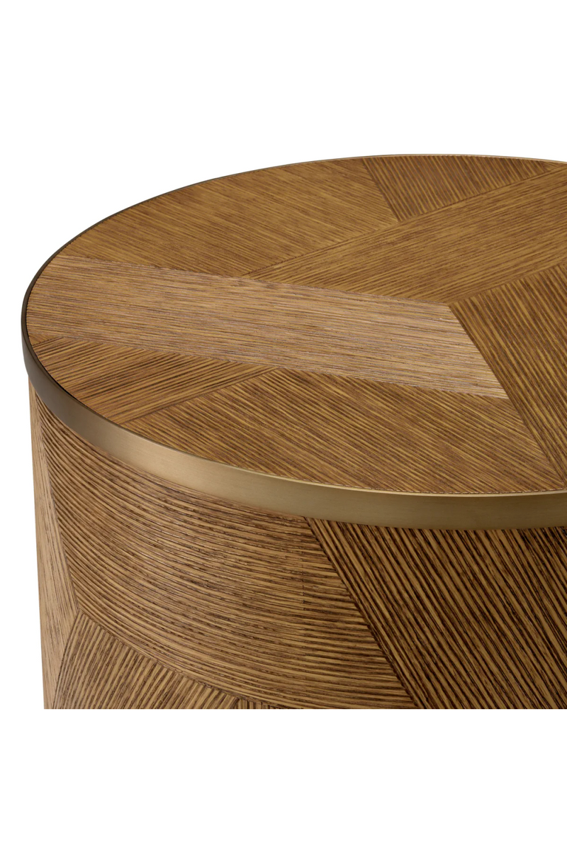 Table D’appoint en Chêne Sculpté | Eichholtz Velutto | OROA.fr