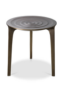 Table D’appoint Ronde Finition Bronze | Eichholtz Granito | OROA.fr
