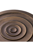 Table D’appoint Ronde Finition Bronze | Eichholtz Granito | OROA.fr