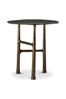 Table D’appoint Ronde en Bronze | Eichholtz Amboise | OROA.fr