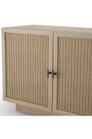 Commode A 4 Portes En Chêne Blanchi | Eichholtz Borchard | OROA.fr