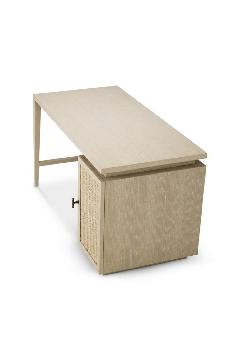 Bureau A 1 Porte En Chêne Lavé | Eichholtz Borchard | OROA.fr