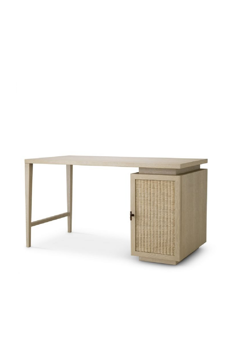 Bureau A 1 Porte En Chêne Lavé | Eichholtz Borchard | OROA.fr