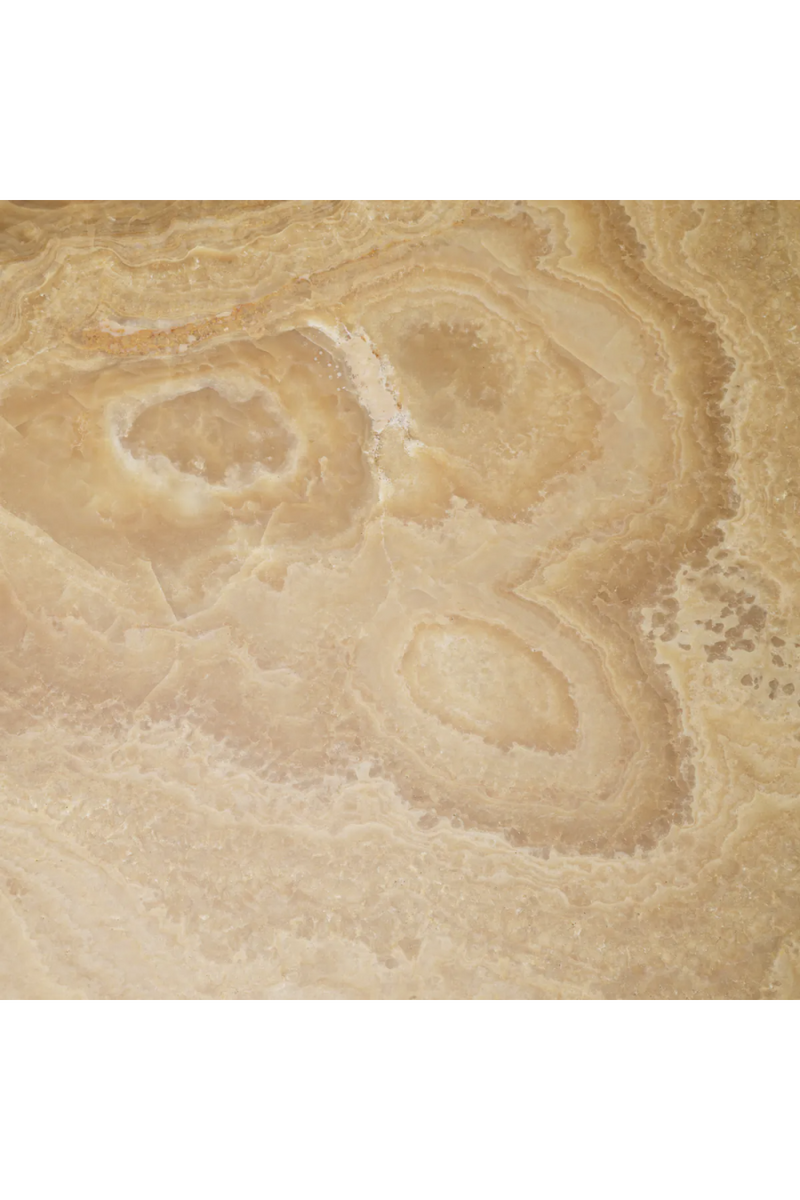 Table basse en onyx de forme organique | Eichholtz Portofino | OROA.fr